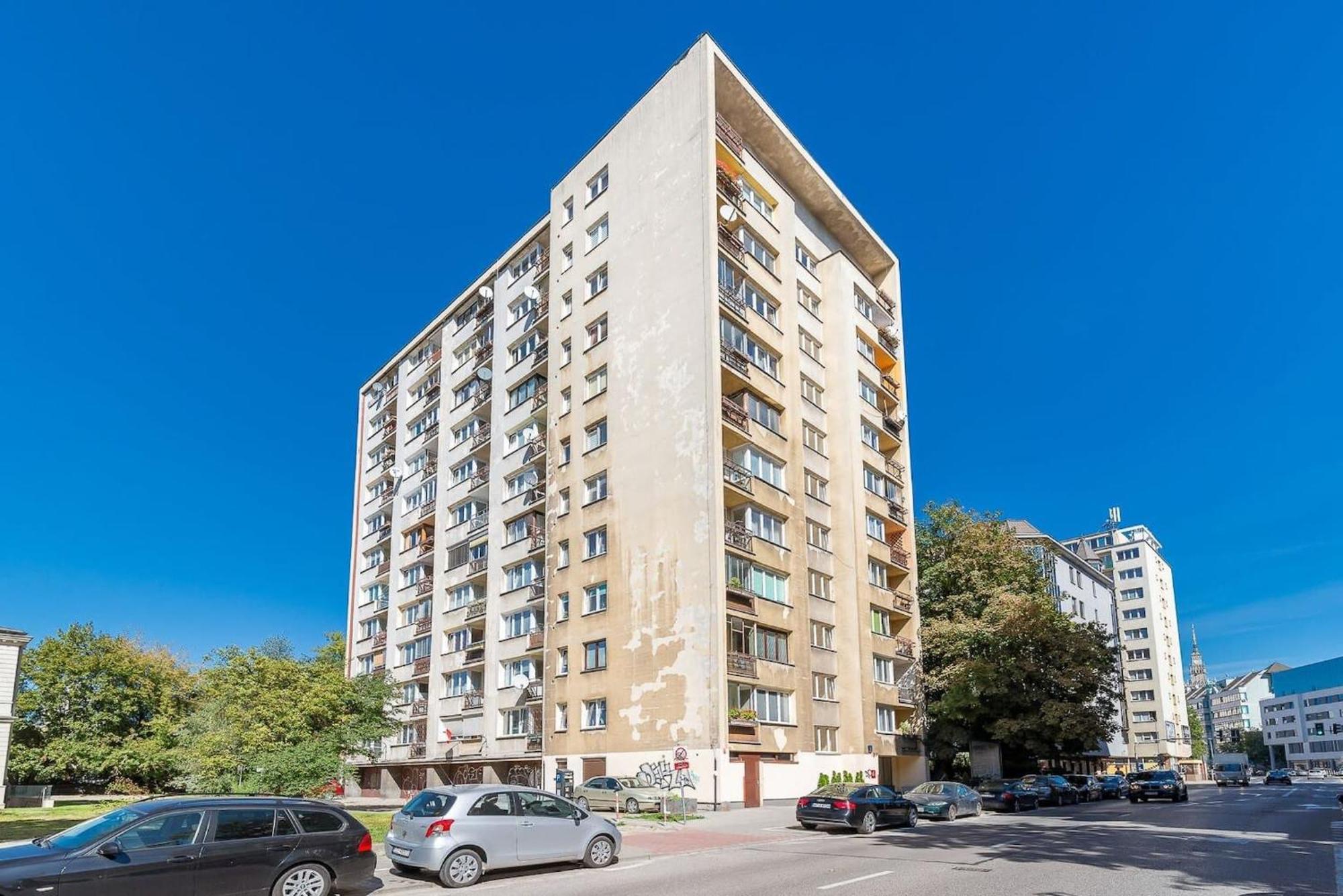 Navy Aesthetic Apartment With Balcony By Noclegi Renters Warsaw Luaran gambar